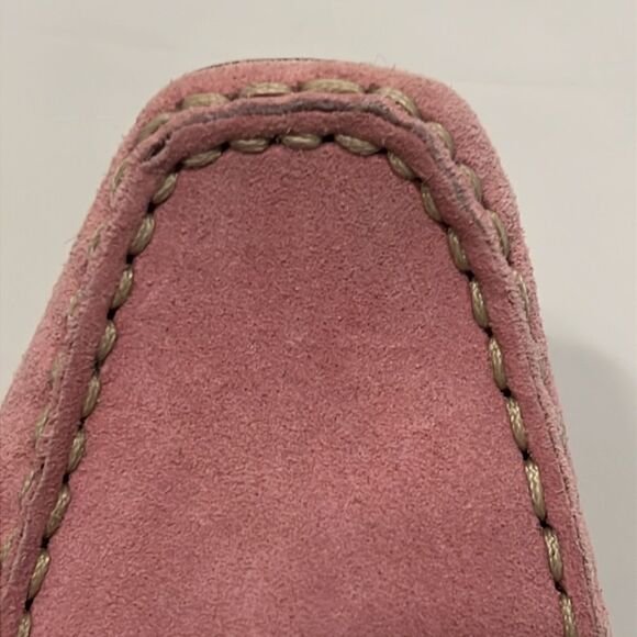 Fieramosca & Co. Pink‎ Suede/Leather Square Toe Kitten Heel Shoes Size 10 - Picture 16 of 16
